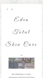 Mobile Screenshot of edentotalskincare.com